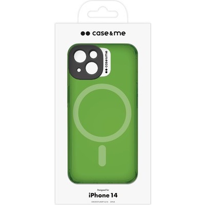 Cover fluo SBS per iPhone 14 compatibile con MagSafe verde
