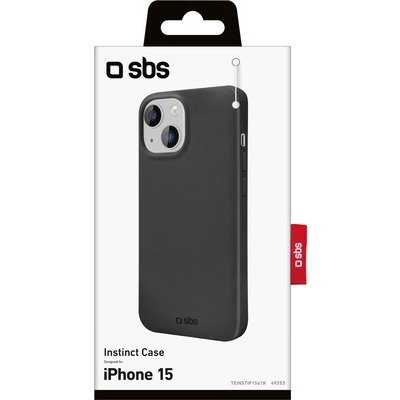 Cover Instinct SBS per iPhone 15 colore nero