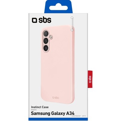 Cover instinct SBS per Samsung Galaxy A34 rosa