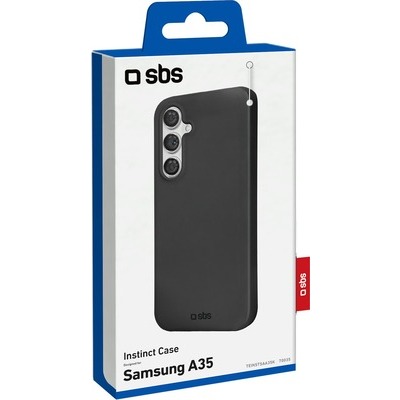 Cover Instinct SBS per Samsung Galaxy A35, nero