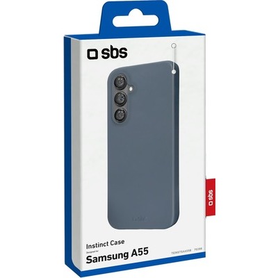 Cover Instinct SBS per Samsung Galaxy A55, blu