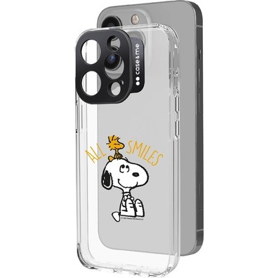 Cover Peanuts SBS per iPhone 14 Pro Max con Snoopy All Smiles Classic