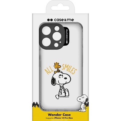 Cover Peanuts SBS per iPhone 14 Pro Max con Snoopy All Smiles Classic