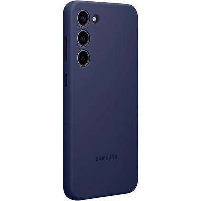 Cover Samsung per Samsung Galaxy S23 in silicone blu scuro