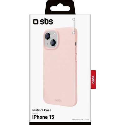 Cover SBS Instinct per iPhone 15, colore rosa