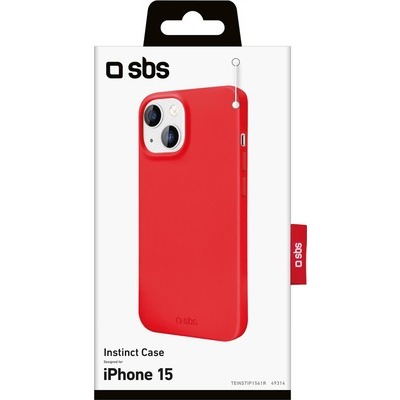Cover SBS Instinct per iPhone 15 colore rosso