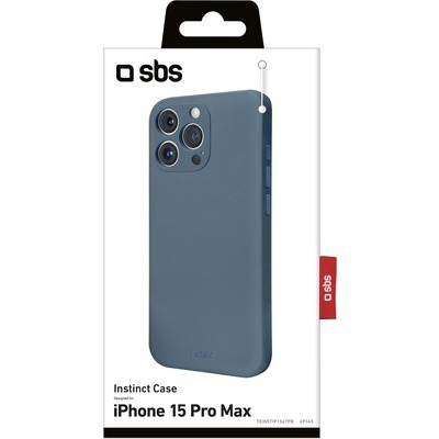 Cover SBS Instinct per iPhone 15 Pro Max colore blu