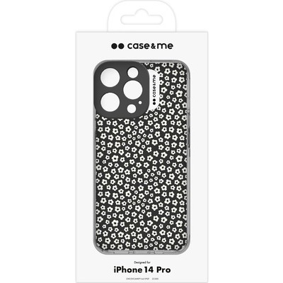 Cover SBS per iPhone 14 Pro small flower nero