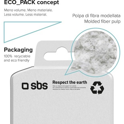 Cover SBS R-Pet riciclato per iPhone 13 blu