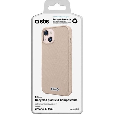 Cover SBS R.Pet riciclato per iPhone 13 Mini rosa
