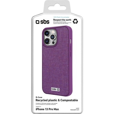 Cover SBS R.Pet riciclato per iPhone 13 Pro Max viola