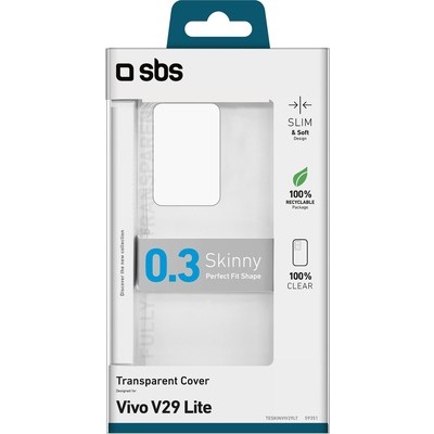 Cover SBS skinny per Vivo V29 Lite, trasparente
