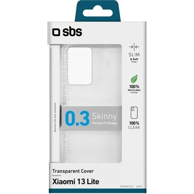 Cover SBS skinny per Xiaomi 13 Lite trasparente