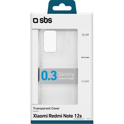 Cover SBS skinny per Xiaomi Redmi Note 12s 4G trasparente