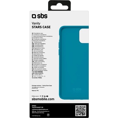 Cover SBS Vanity per iPhone 12 mini blu