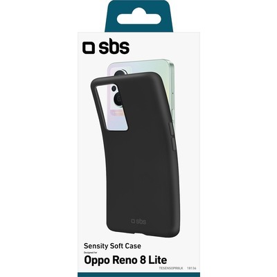 Cover sensity SBS per Oppo Reno 8 Lite colore nero