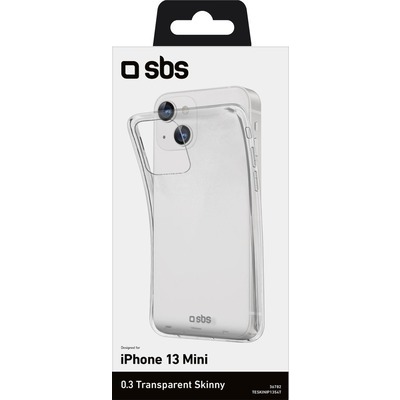 Cover skinny SBS per iPhone 13 mini trasparente