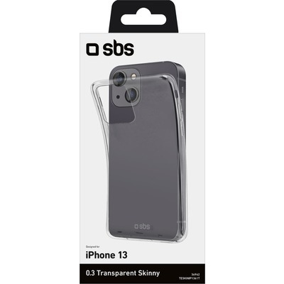 Cover skinny SBS per iPhone 13 trasparente
