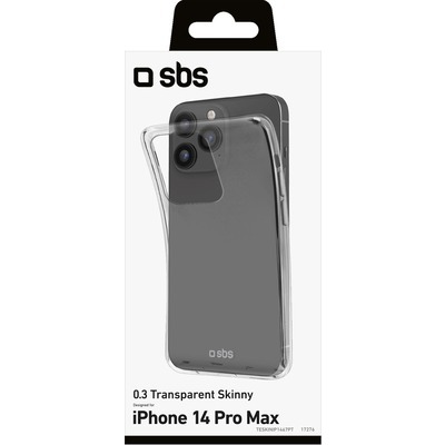 Cover skinny SBS per iPhone 14 Pro Max trasparente