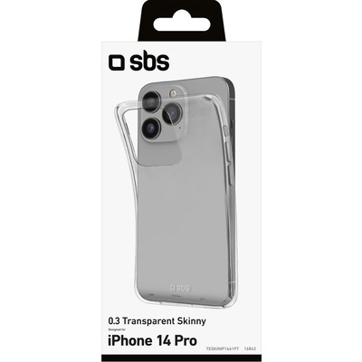 Cover skinny SBS per iPhone 14 Pro trasparente