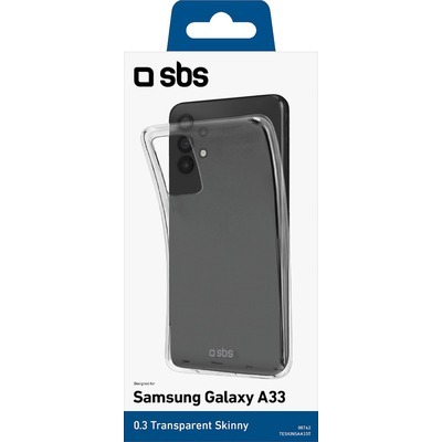 Cover skinny SBS per Samsung Galaxy A33 trasparente