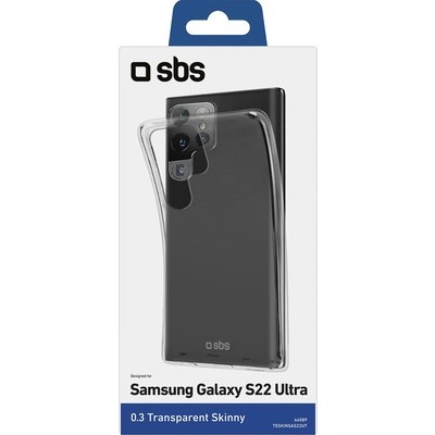 Cover skinny SBS per Samsung S22 Ultra trasparente