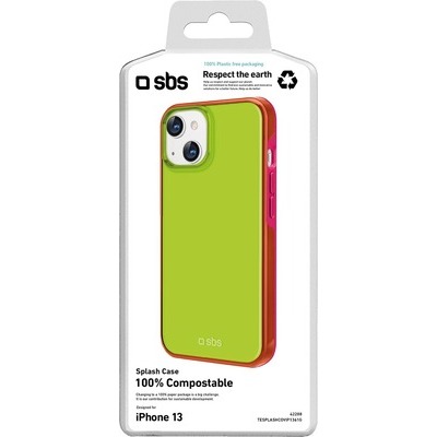 Cover splash SBS per iPhone 13 verde