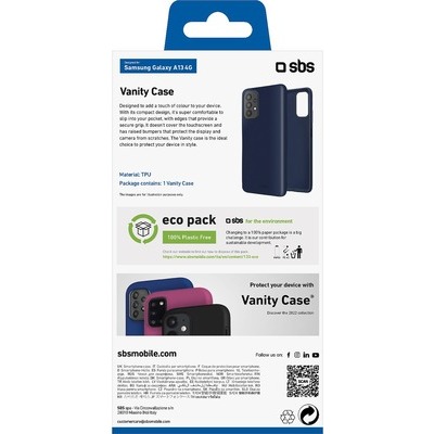 Cover vanity SBS per Samsung A13 blu