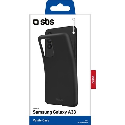 Cover vanity SBS per Samsung Galaxy A33 black nero