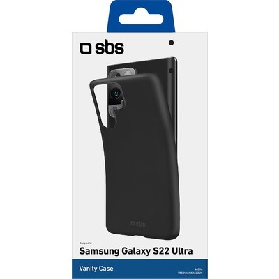 Cover vanity SBS per Samsung S22 Ultra nero