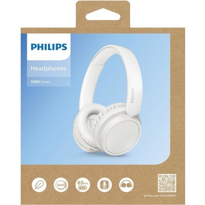 Cuffia bluetooth Philips TAH5209WT colore bianco