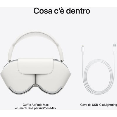 Cuffie Apple Airpods Max silver argento