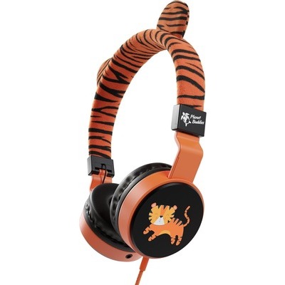 Cuffie per bambino Planet Buddies Tiger Furry con cavo V2 recycled