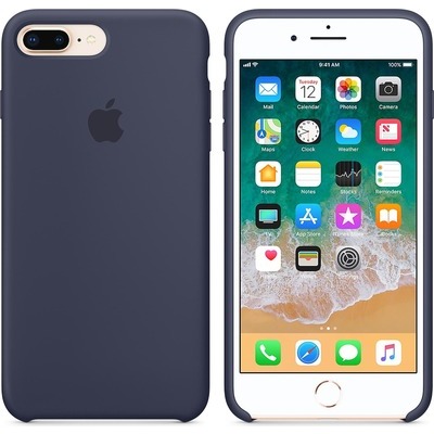 Custodia Apple iPhone 8P/7P silicone midnight blu