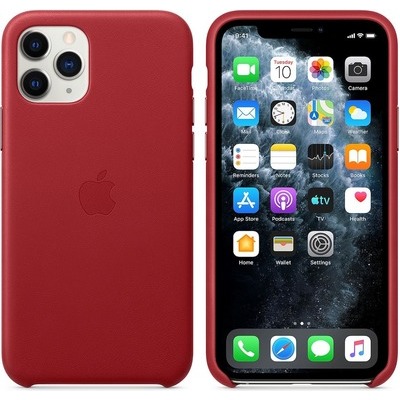 Custodia Apple per iPhone 11 Pro in pelle product red rosso