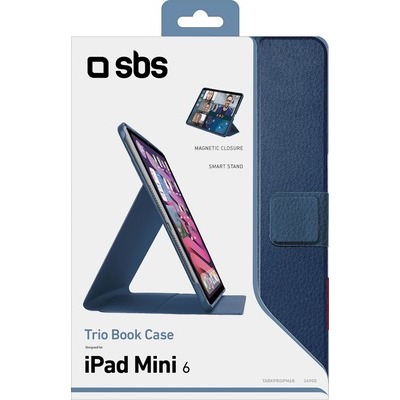 Custodia Book Pro SBS per iPad mini 6/iPad mini 5 blu