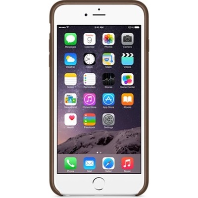 Custodia in pelle Apple per iPhone 6 Plus marrone