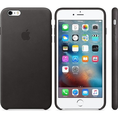 Custodia in pelle Apple per iPhone 6S Plus black