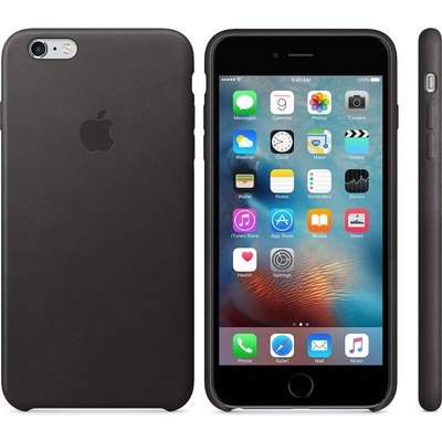 Custodia in pelle Apple per iPhone 6S Plus black