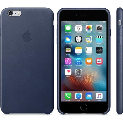 Custodia in pelle Apple per iPhone 6S Plus blu