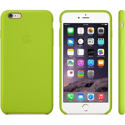 Custodia in silicone Apple per iPhone 6 Plus green