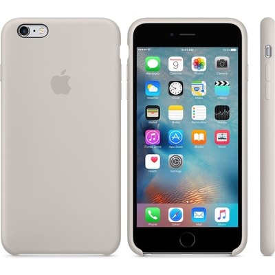 Custodia in silicone Apple per iPhone 6S Plus grey