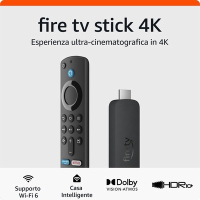 Decoder Amazon Fire TV Stick 4K con Alexa