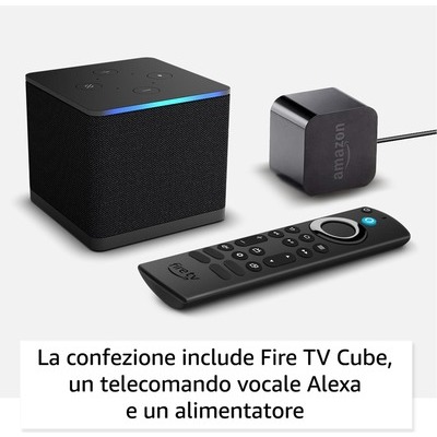 Decoder Amazon Fire TV Stick 4K Cube Hands Free w Alexa (seconda generazione)