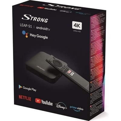 Decoder Strong Android TV Box 4K UHD STR LEAP-S1