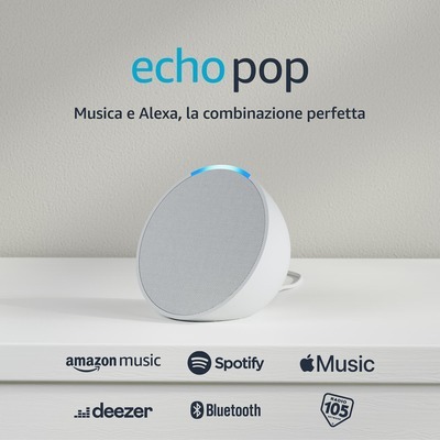 Diffusore Amazon Echo Pop bianco