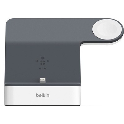 Dock di ricarica Belkin powerhouse per Apple Watch e iPhone bianco