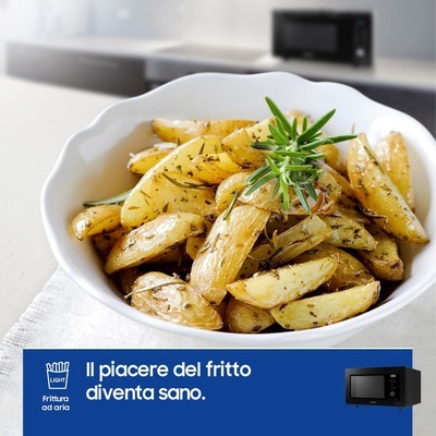 Forno microonde Samsung MC32DG7646KKE1 capacità 32 Litri con cottura ad aria a vapore e connesione Wi-Fi black nero