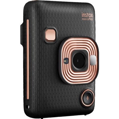 Fotocamera istantanea Instax HM1 Elegant black EX D con modalità sound Fujifilm