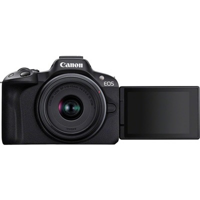 Fotocamera mirrorless Canon EOS R50 + RF18-45mm IS STM + RF55-210mm f/5-7.1 IS STM